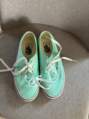 Vans Low-Top Canvas Sneakers - Mint